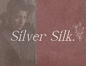 Silver Silk font