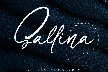 Sallina Script font