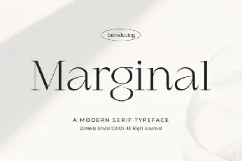 Marginal font