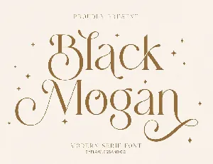 Black Mogan font