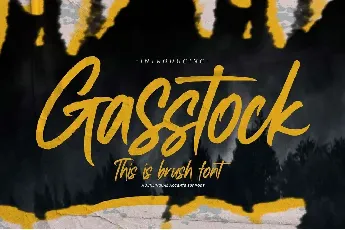 Gasstock font