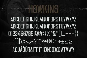 HOWKINS FREE font