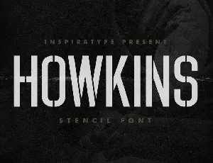 HOWKINS FREE font