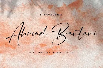 Ahmad Bantani font