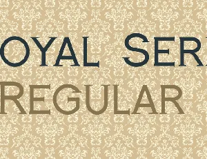 Royal Serif font