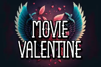 Movie Valentine Display font