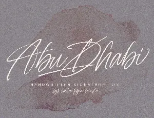 Abu Dhabi font