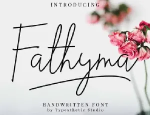 Fathyma Handwritten font