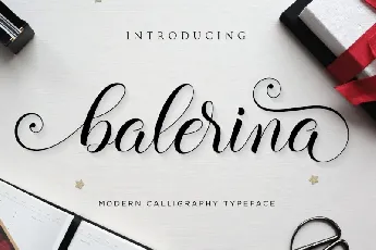 Balerina Script font