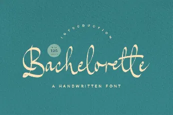 Bachelorette Typeface font