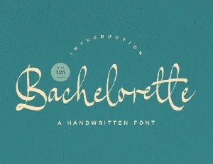 Bachelorette Typeface font