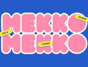 Mekko font