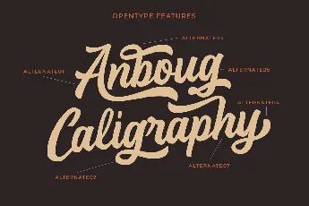 Anboug font