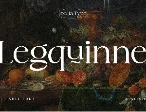 Legquinne font