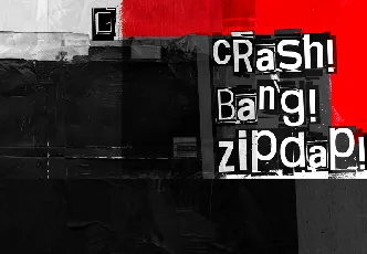 Crash! Bang! Zipdap! font