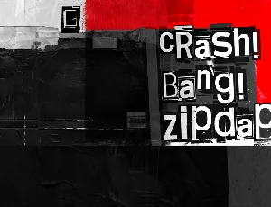 Crash! Bang! Zipdap! font