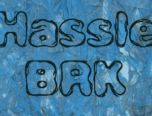 Hassle BRK font
