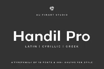 Handil Pro font