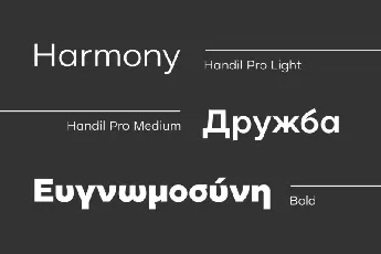 Handil Pro font