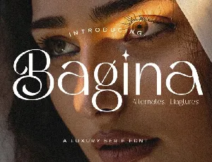 Bagina font