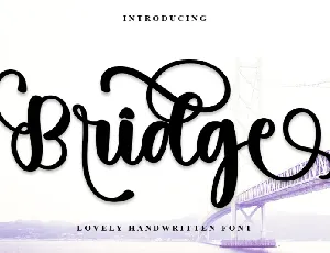 Bridge font