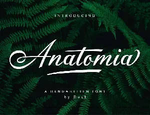 Anatomia Script font