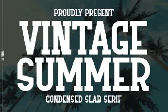 Vintage Summer font