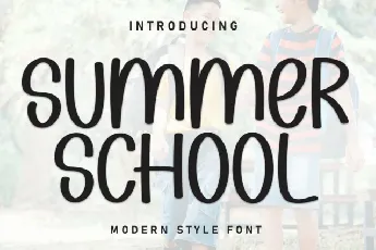 Summer School Display font