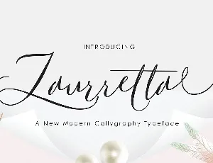 Laurretta Calligraphy font