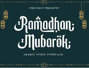 Ramadhan Mubarok font