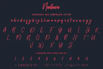 Nadheva Demo font