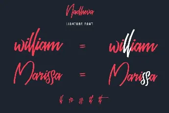 Nadheva Demo font