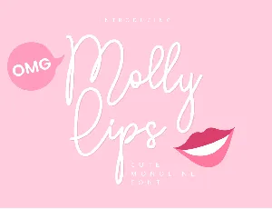 Molly Lips font