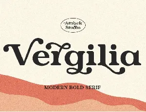 Vergilia font