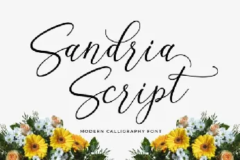 Sandria font