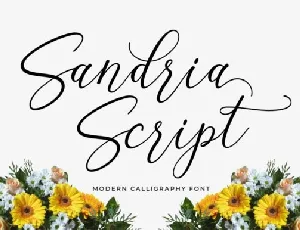 Sandria font