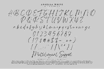 Angella White font