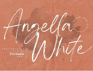 Angella White font