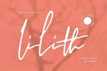 Lilith Handwritten font