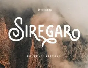 Siregar Display font