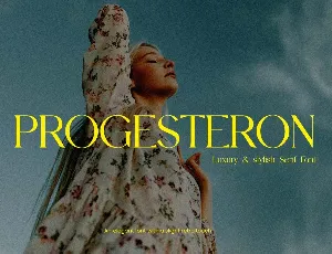 Progesteron font