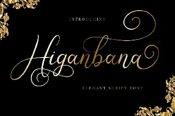 Higanbana font