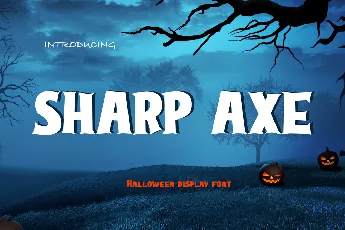 Sharp Axe font