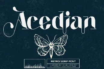 Acedian Demo font