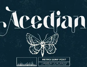 Acedian Demo font