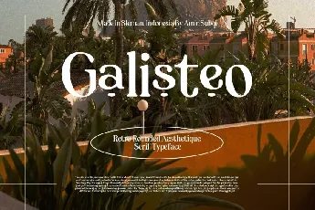 Galisteo font