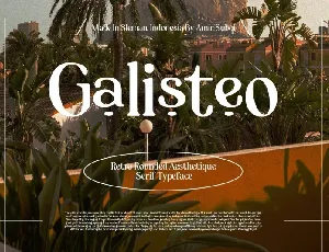 Galisteo font