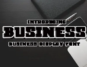 Business font