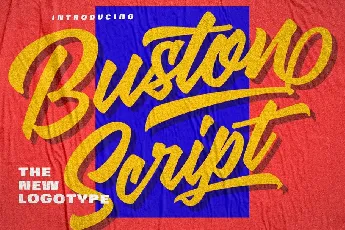 Buston Script font