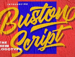 Buston Script font